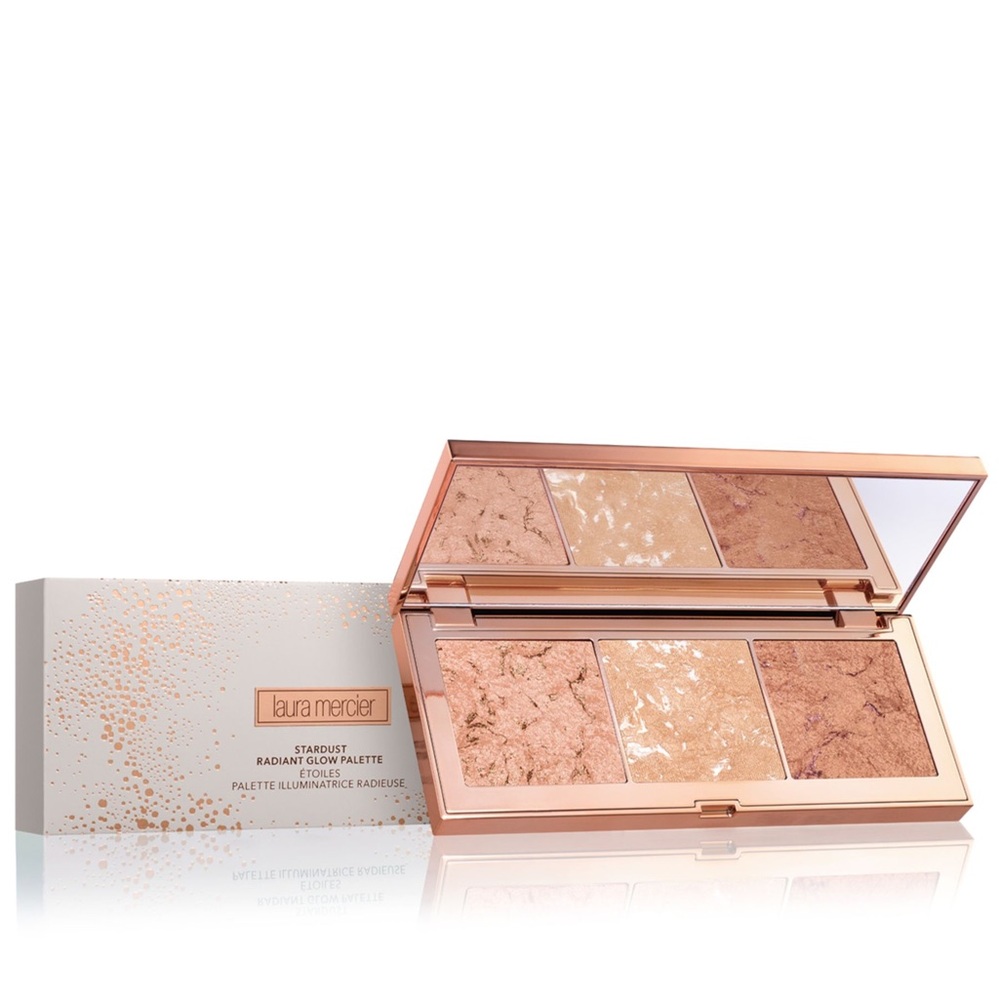 Laura Mercier Stardust Radiant Glow Highlighter Palette trio. BNIB LE HTF